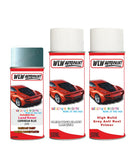 land rover range rover carribean blue aerosol spray car paint can with clear lacquer jyf 854