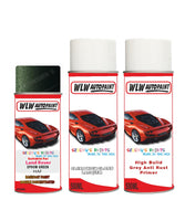 land rover range rover epsom green aerosol spray car paint can with clear lacquer haf 961