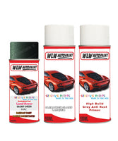 land rover range rover sport galway green aerosol spray car paint can with clear lacquer hac 821