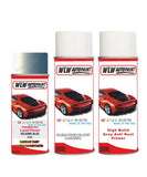 land rover range rover helsinki blue aerosol spray car paint can with clear lacquer jne 848