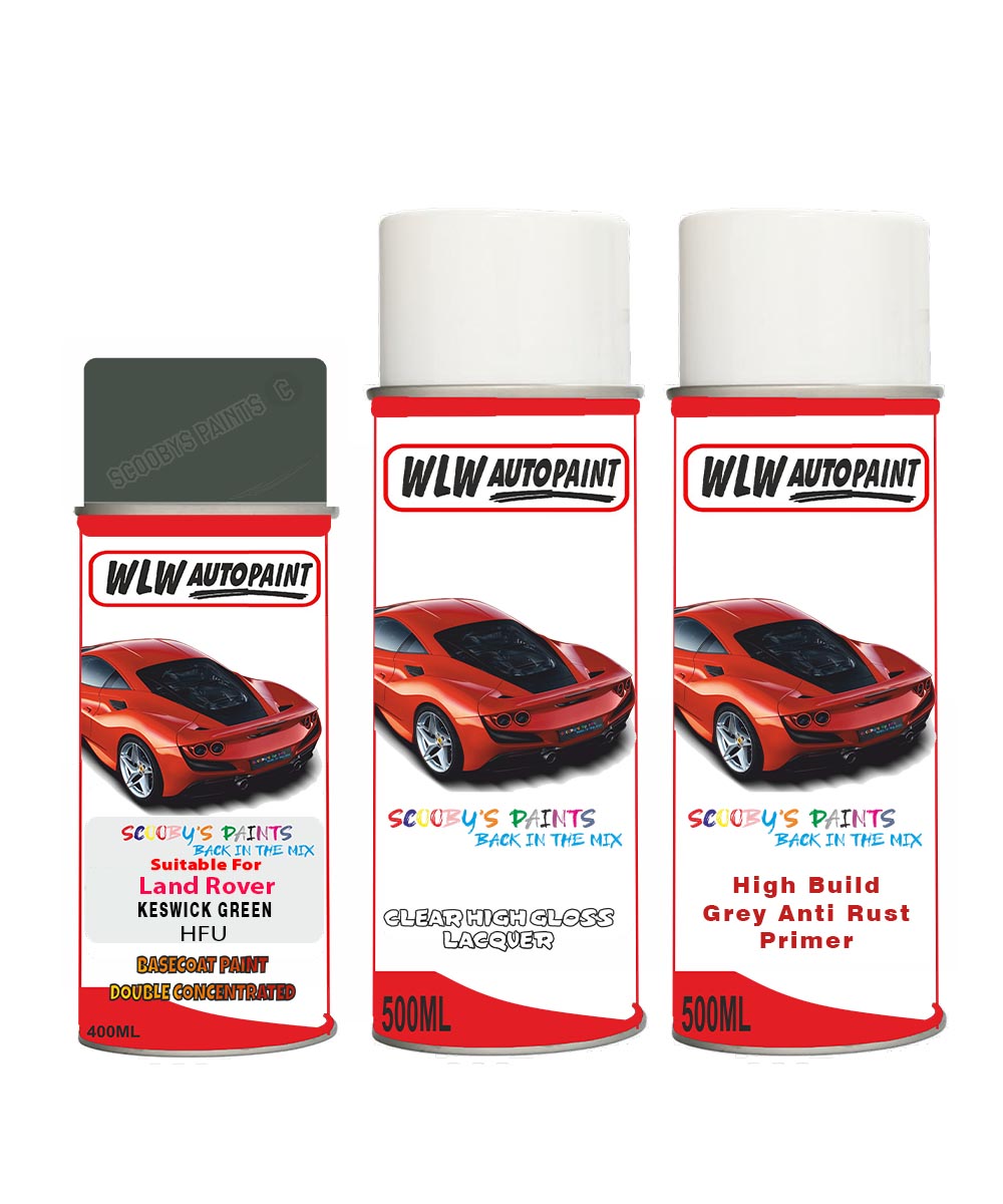 Paint Suitable for Land Rover Defender Jeep Keswick Green Aerosol Spra ...