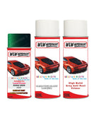 land rover range rover kosrae green aerosol spray car paint can with clear lacquer hhp 862