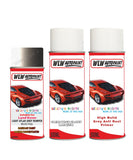 land rover range rover evoque light atlas grey bumper aerosol spray car paint can with clear lacquer bu0766