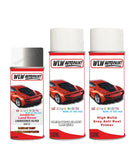 land rover range rover liquescence silver aerosol spray car paint can with clear lacquer mfx 2417