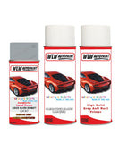 land rover range rover liquid silver zermatt under bonnet aerosol spray car paint can with clear lacquer juc87