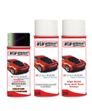 land rover range rover mescalito black aerosol spray car paint can with clear lacquer nmf ppn 2359