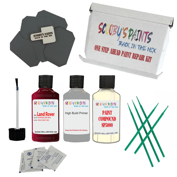 LAND ROVER MONTALCINO RED Paint Code 952/CAX/1AH Touch Up Paint Repair Detailing Kit