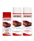 land rover freelander monza red aerosol spray car paint can with clear lacquer ccz 590