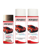 land rover range rover nara bronze aerosol spray car paint can with clear lacquer aaj 825