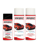 land rover range rover narvik black aerosol spray car paint can with clear lacquer 1at pec pvm