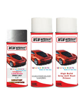 land rover range rover evoque orkney grey aerosol spray car paint can with clear lacquer ljz 949