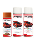 land rover discovery sport phoenix orange aerosol spray car paint can with clear lacquer 2171 eat 1az