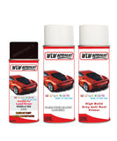 land rover range rover rossello red aerosol spray car paint can with clear lacquer 2205 1ax cbr
