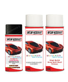 land rover range rover evoque santorini black aerosol spray car paint can with clear lacquer 820 1ag pab