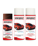 land rover range rover sonoran solera brown aerosol spray car paint can with clear lacquer auj 508