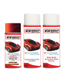 land rover range rover spectral red aerosol spray car paint can with clear lacquer ccv 788