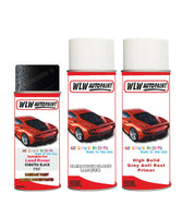 land rover freelander sumatra black aerosol spray car paint can with clear lacquer pbf 797