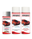 land rover range rover verbier silver aerosol spray car paint can with clear lacquer 839 mau 670