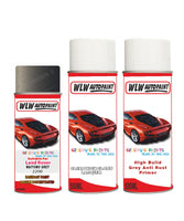 land rover lr4 waitomo grey aerosol spray car paint can with clear lacquer 2200 lks 1ar