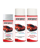 land rover evoque yulong white aerosol spray car paint can with clear lacquer 2201 nak 1aq