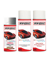land rover range rover zermatt silver aerosol spray car paint can with clear lacquer mbk 798