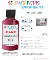 Paint For Fiat/Lancia Panda Magenta/Rosso Arzillo Code 705B Car Touch Up Paint