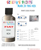 Paint For Fiat/Lancia Fiorino Van Mativoire Code Kch Car Touch Up Paint