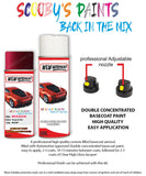 mazda cx3 burgundy red aerosol spray car paint clear lacquer 40f
