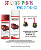 mazda 5 cardinal red aerosol spray car paint clear lacquer 30p