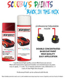 mazda mx6 designer red aerosol spray car paint clear lacquer 13b