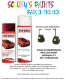 mazda mx5 garnet red aerosol spray car paint clear lacquer 25f