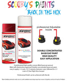 mazda mx6 laser red aerosol spray car paint clear lacquer nx