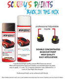 mazda 2 mocha aerosol spray car paint clear lacquer 32h