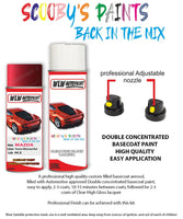 mazda mx5 passion milennium red aerosol spray car paint clear lacquer n2
