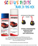 mazda 6 sonic blue aerosol spray car paint clear lacquer sn