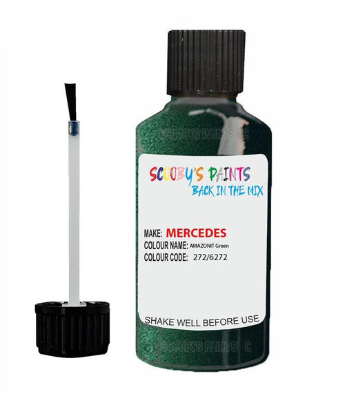 mercedes m class amazonit green code 272 6272 272 6272 touch up paint 1995 2001 Scratch Stone Chip Repair 