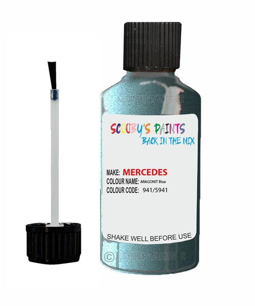 mercedes e class aragonit blue code 941 5941 941 5941 touch up paint 2000 2004 Scratch Stone Chip Repair 