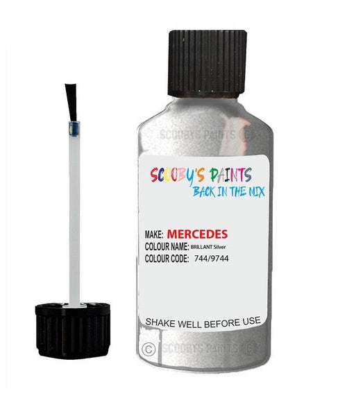 mercedes m class brillant silver code 744 9744 744 9744 touch up paint 1990 2019 Scratch Stone Chip Repair 