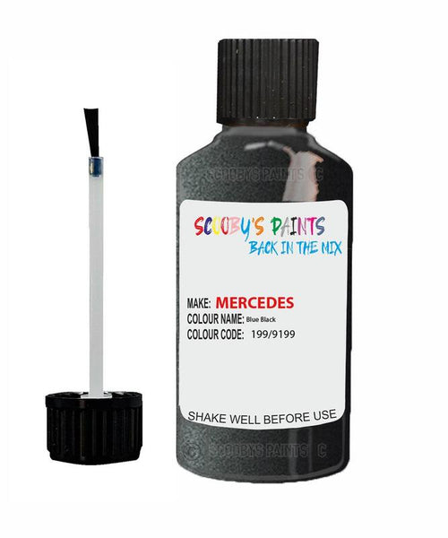 mercedes s class blue black code 199 9199 199 9199 touch up paint 1990 2008 Scratch Stone Chip Repair 