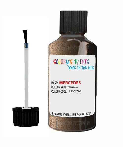 mercedes glk class citrin brown code 796 8796 796 8796 touch up paint 2011 2020 Scratch Stone Chip Repair 