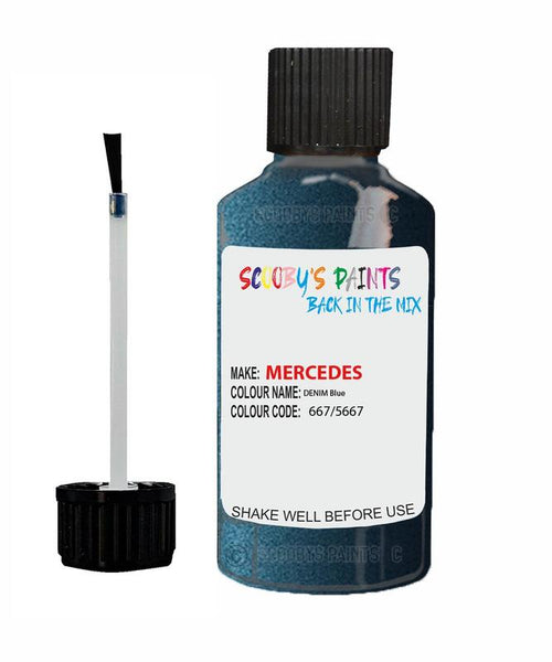 mercedes b class denim blue code 667 5667 667 5667 touch up paint 2017 2020 Scratch Stone Chip Repair 