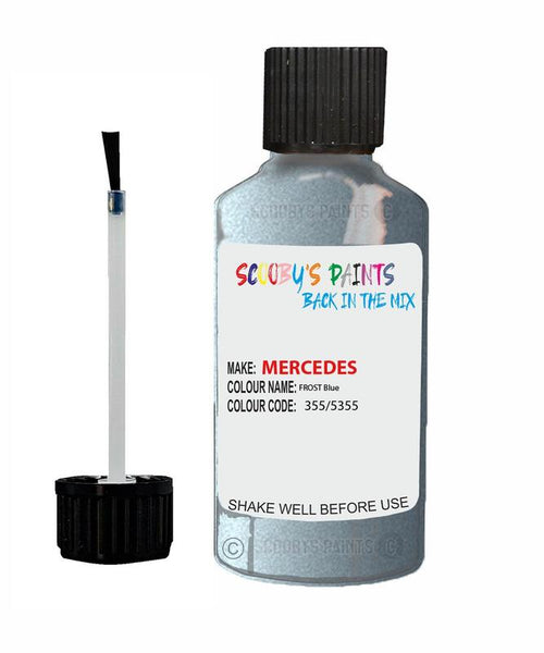 mercedes s class frost blue code 355 5355 355 5355 touch up paint 1990 1994 Scratch Stone Chip Repair 