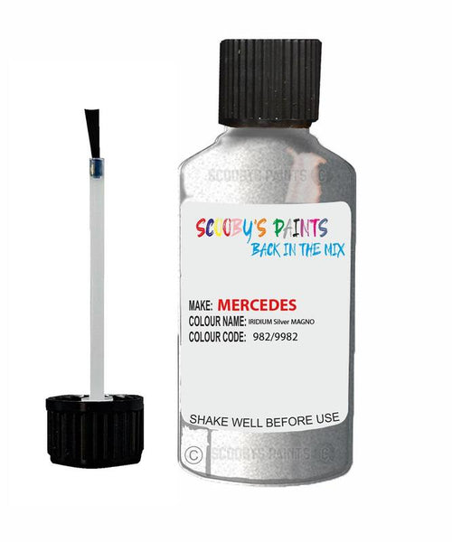 mercedes glk class iridium silver code 775 9775 775 9775 touch up paint 2003 2020 Scratch Stone Chip Repair 