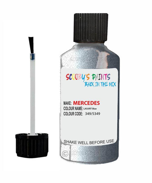 mercedes m class lasurit blue code 349 5349 349 5349 touch up paint 2005 2011 Scratch Stone Chip Repair 