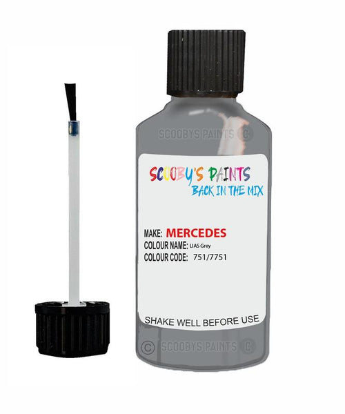 mercedes s class lias grey code 751 7751 751 7751 touch up paint 1990 1991 Scratch Stone Chip Repair 