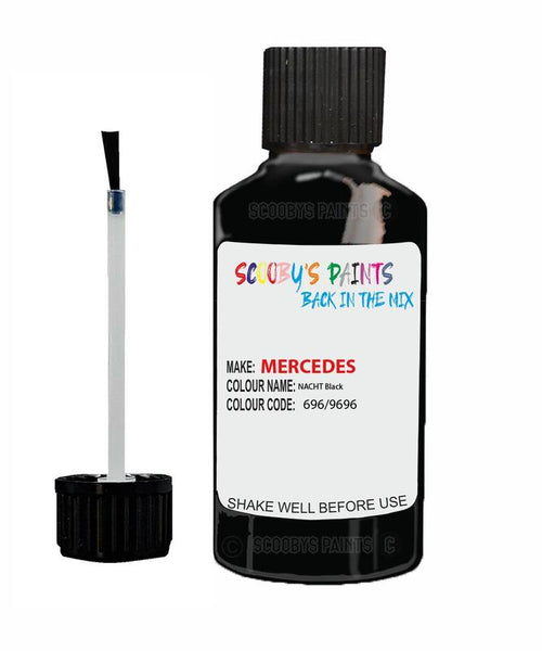 mercedes a class nacht black code 696 9696 696 9696 touch up paint 2000 2020 Scratch Stone Chip Repair 