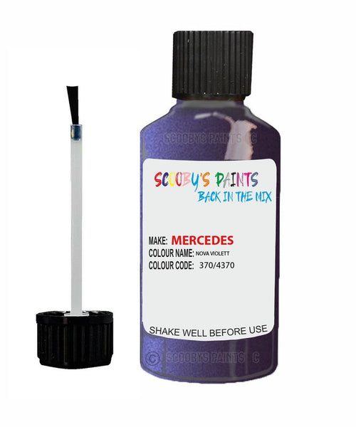mercedes a class nova violett code 370 4370 370 4370 touch up paint 2000 2002 Scratch Stone Chip Repair 