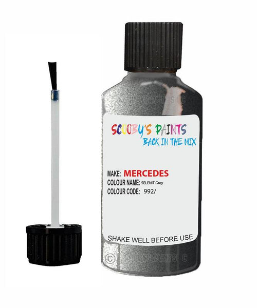 mercedes e class selenit grey code 992992 touch up paint 2015 2020 Scratch Stone Chip Repair 