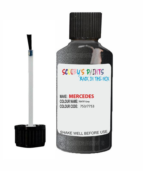 mercedes cl class tektit grey code 753 7753 753 7753 touch up paint 2000 2018 Scratch Stone Chip Repair 