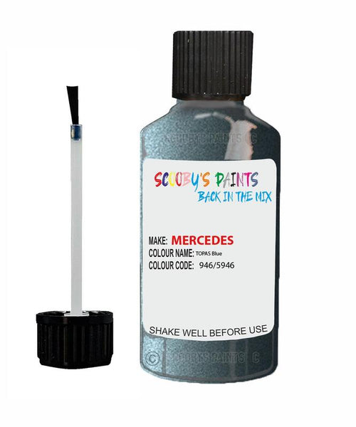 mercedes sl class topas blue code 946 5946 946 5946 touch up paint 2001 2008 Scratch Stone Chip Repair 